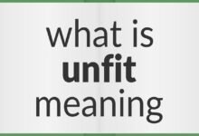 Unfit Meaning